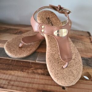 Michael Kors Tilly Jane Cognac Sandal - 9